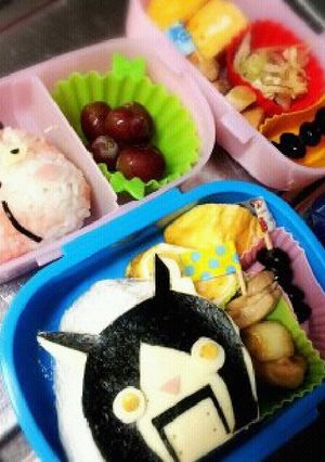 幼稚園弁当!ロボにゃん&おならずもの★-レシピのメイン写真
