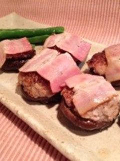 ベーコンのしいたけバーグ-レシピのメイン写真