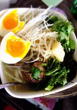 そうめんであさり塩ラーメン風-レシピのメイン写真