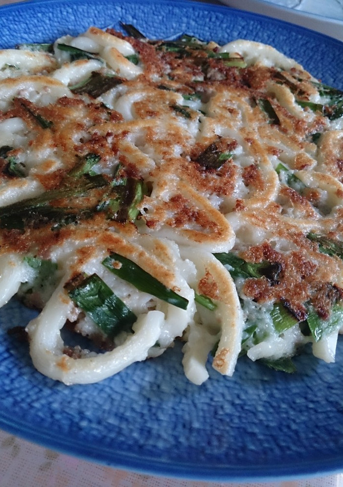 やまいもとうどんのお好み焼き-レシピのメイン写真