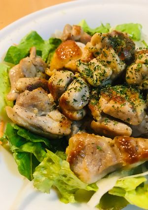 鶏肉の一口みりん焼き／塩レモン風味-レシピのメイン写真