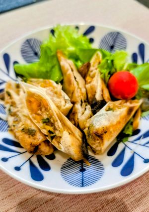残り野菜と豚ひき肉で作る簡単春巻き-レシピのメイン写真