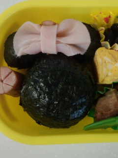ミニーちゃんのシルエット お弁当♪-レシピのメイン写真