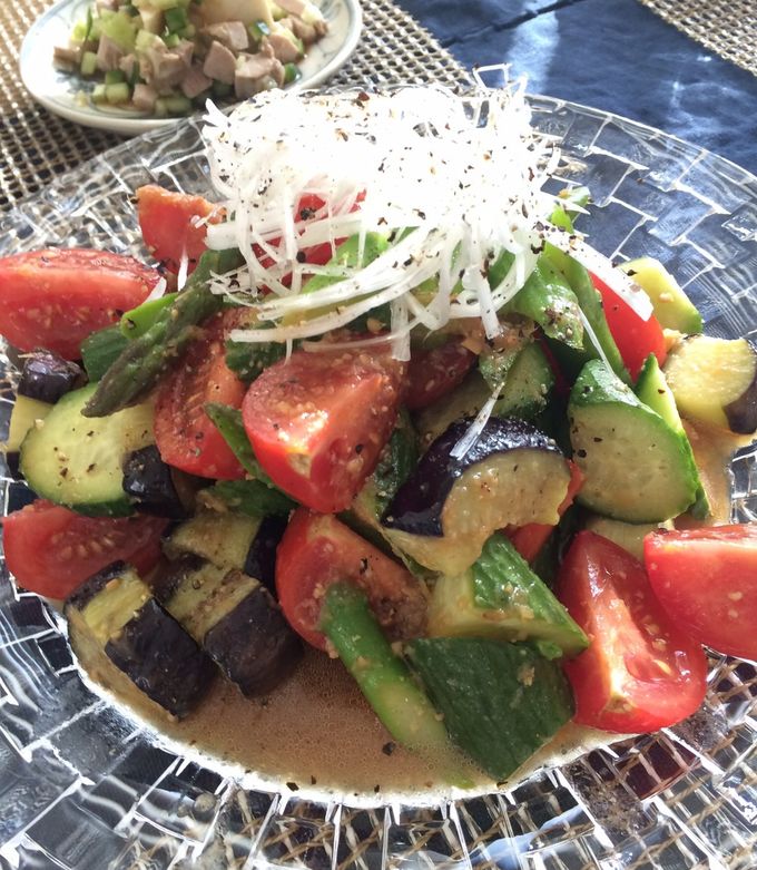 茄子・胡瓜・トマト★夏野菜のご馳走サラダ-レシピのメイン写真