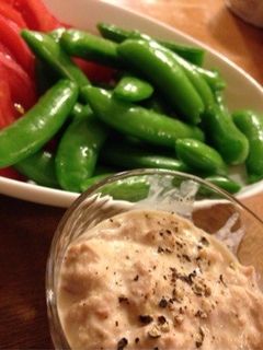 ツナマヨディップでスナップえんどう-レシピのメイン写真