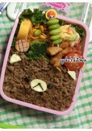 キャラ弁♡リラックマ-レシピのメイン写真