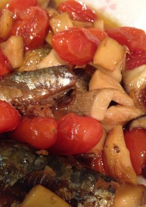 いわし缶とトマトのうま煮-レシピのメイン写真