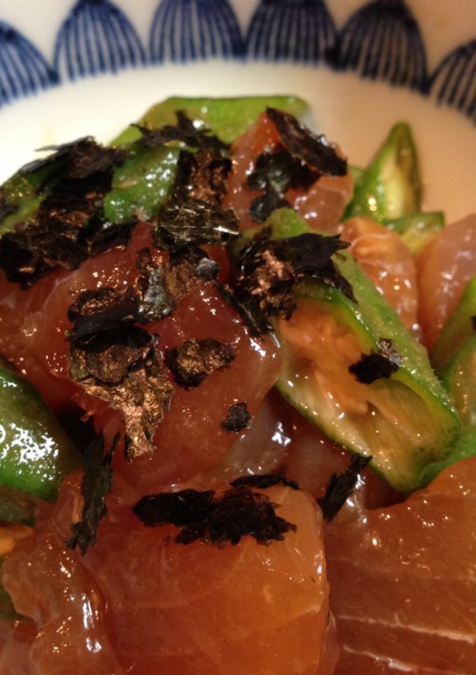 マグロとオクラの小鉢-レシピのメイン写真