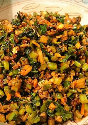 ★冷蔵庫の残り野菜で♥️我が家の賄い食-レシピのメイン写真