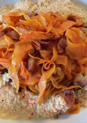 たっぷり人参のクリームパスタ-レシピのメイン写真