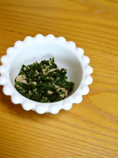 離乳食*中期~『ほうれん草の和えもの』-レシピのメイン写真