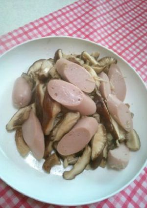 しいたけえのき魚ニソ柚子こしょう炒め-レシピのメイン写真