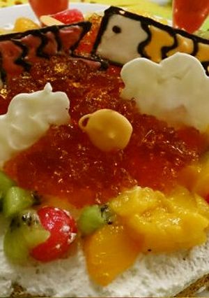 こどもの日に!紅茶ゼリーケーキ-レシピのメイン写真