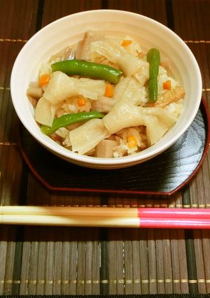 かんぴょうと野菜の炊き込みおこわ-レシピのメイン写真