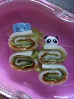 お弁当に!ちくわのくるくる~-レシピのメイン写真