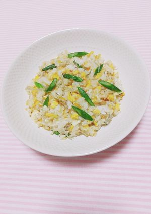 アスパラとちりめんじゃこの炒飯❀-レシピのメイン写真