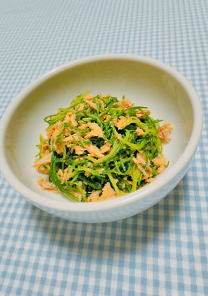 おかひじきとツナの胡麻和え♡-レシピのメイン写真