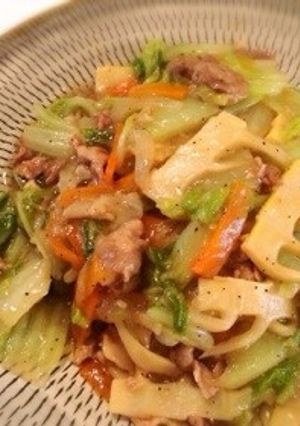たけのこと白菜の中華あん-レシピのメイン写真