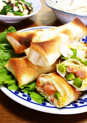 トースターで☆海老タルタル春巻き-レシピのメイン写真