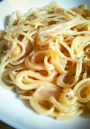クリームパスタ-レシピのメイン写真