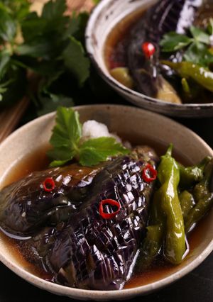 天然だしパックで作る 茄子の揚げ浸し-レシピのメイン写真