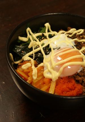 大急ぎで★簡単甘辛ビビンバっぽい丼-レシピのメイン写真
