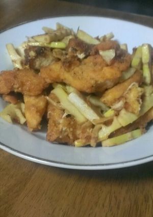 たけのこと冷凍チキンの甘辛和え-レシピのメイン写真