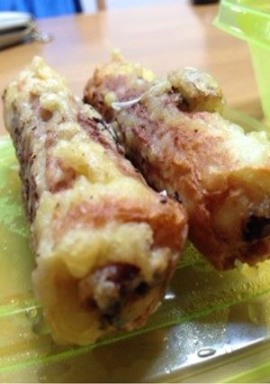 *納豆入りちくわ天ぷら-レシピのメイン写真