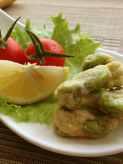 極旨✿空豆の卵白サックリ揚げ✿-レシピのメイン写真