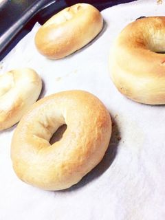 冷めてももちもちベーグル♪-レシピのメイン写真