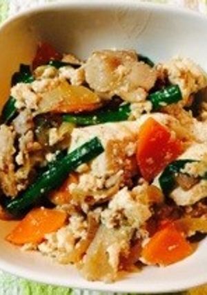 我が家の豆腐チャンプル-レシピのメイン写真