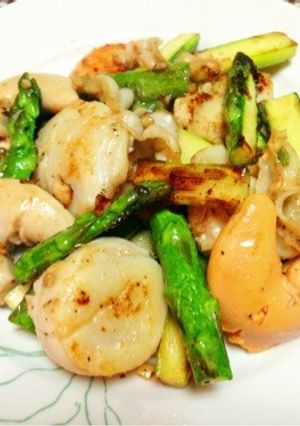 ホタテのバター醤油炒め-レシピのメイン写真