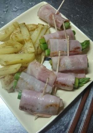 アスパラベーコン-レシピのメイン写真