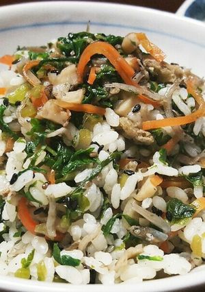 ♪大根葉、かぶの葉で栄養満点の菜飯♪-レシピのメイン写真