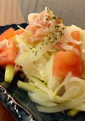 生ハムとセロリと新玉トマトのマリネさん-レシピのメイン写真