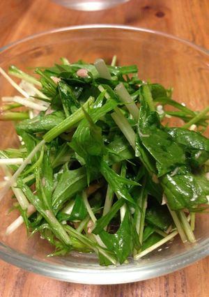水菜のサラダ-レシピのメイン写真