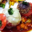 *トマトハンバーグ*チーズ入り♪