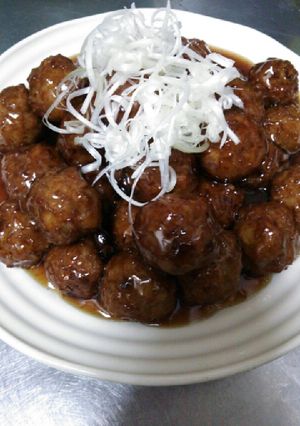 肉団子の甘酢あんかけ-レシピのメイン写真