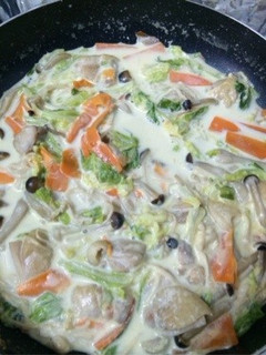 鶏肉とキャベツのクリーム煮-レシピのメイン写真