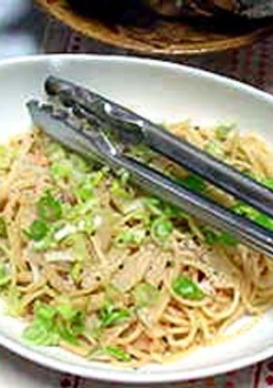 簡単和風たらこクリームスパ　冷製もＯＫ！-レシピのメイン写真