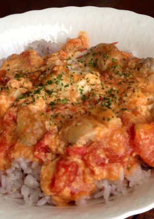 トロリ♡トマたま丼-レシピのメイン写真