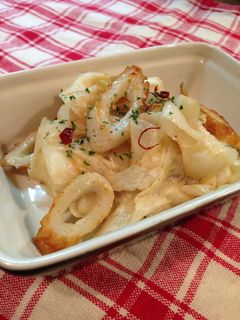 大根とちくわで♪簡単ピリ辛にんにく炒め-レシピのメイン写真