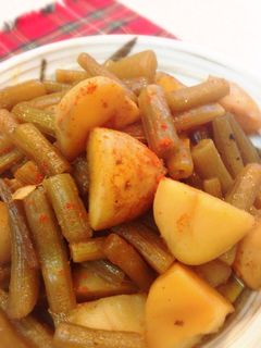 ふきと新ジャガの韓国風煮-レシピのメイン写真