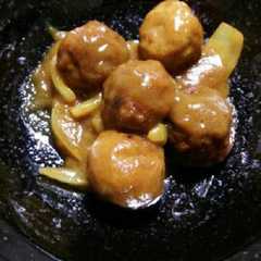 รูปของ 簡単☆ミートボールカレー味♪
