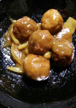 簡単☆ミートボールカレー味♪-レシピのメイン写真