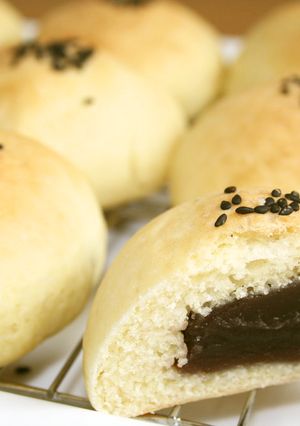 ホットケーキミックスと豆腐で簡単あんパン-レシピのメイン写真