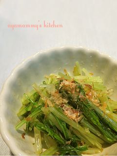 水菜のおかか和え✿-レシピのメイン写真