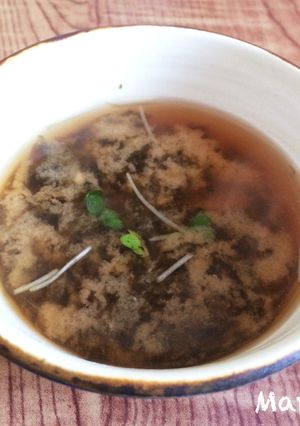 風味豊か＊とろとろ＊海苔の味噌汁-レシピのメイン写真