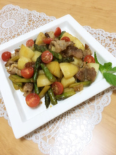 旦那が惚れた♡アスパラと豚肉の照り炒め♡-レシピのメイン写真