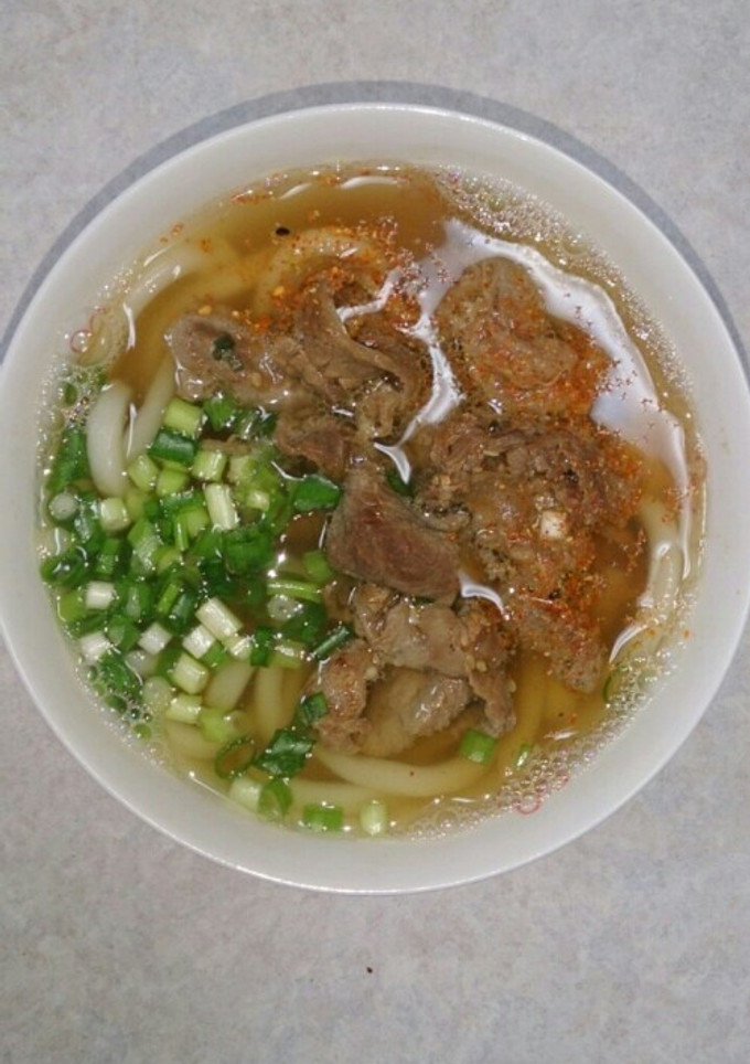 コストコのプルコギビーフde肉うどん♬-レシピのメイン写真